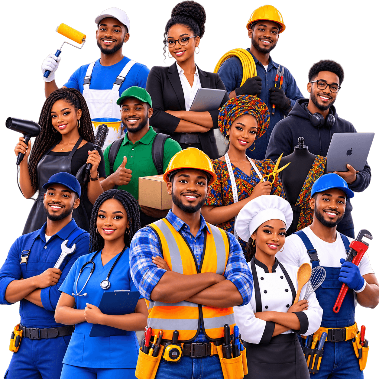 Catégories de services disponibles sur ProKorb